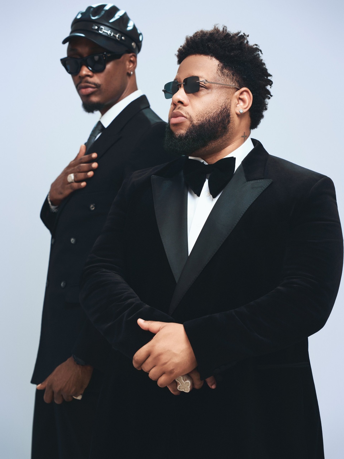 D-Black & E.L — studio portrait