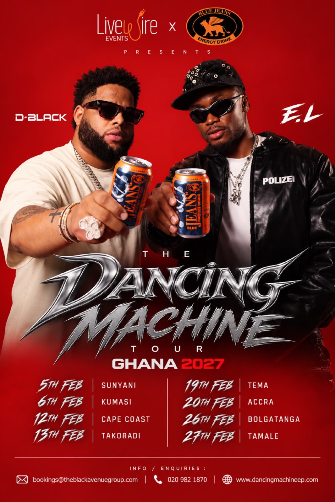 Ghana Tour 2027 — Dates